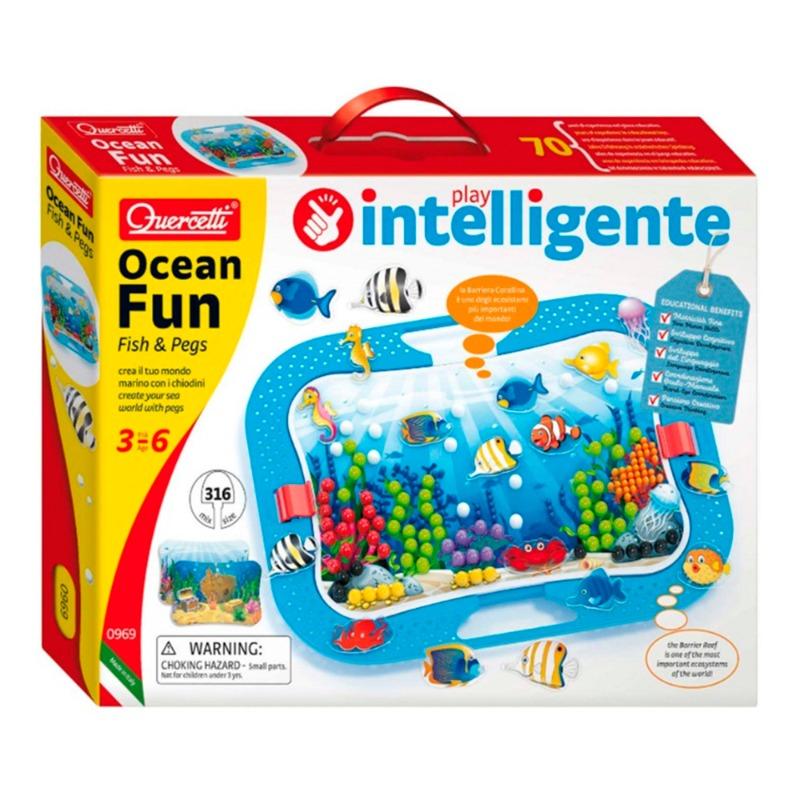 Quercetti Ocean Fun Fish & Mosaic Fantacolor - 316 Degree