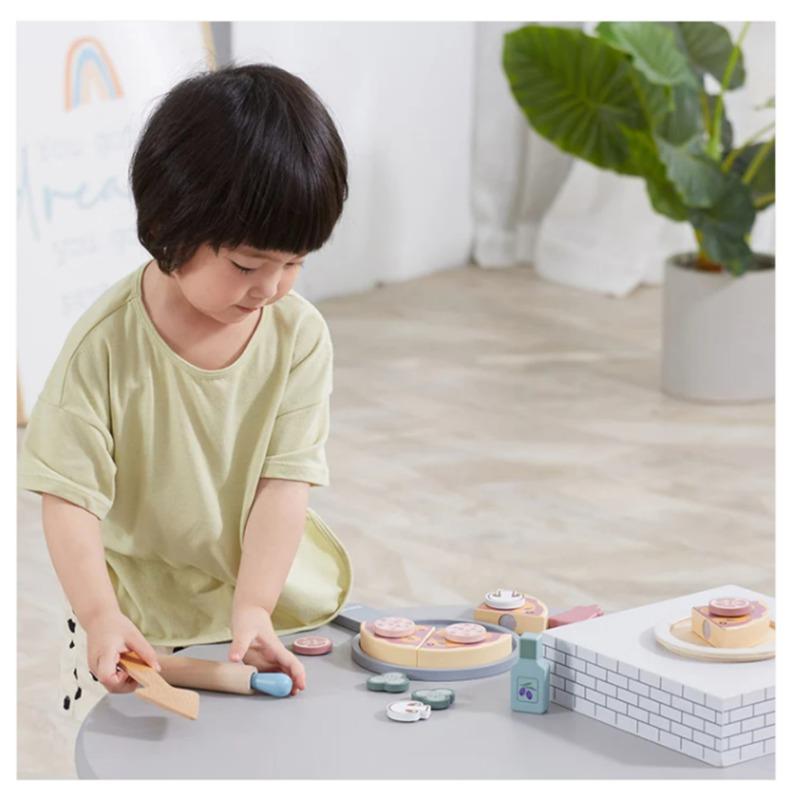 Viga Polar Bee Wooden Pizza Making Kit