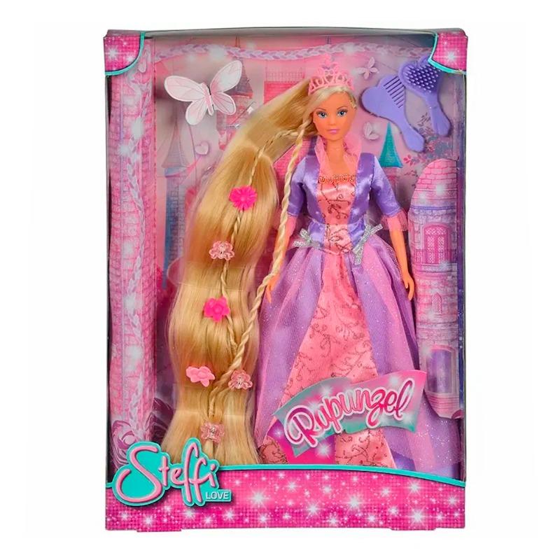 Simba Rapunzel With Ultra Long Hair Doll Purple