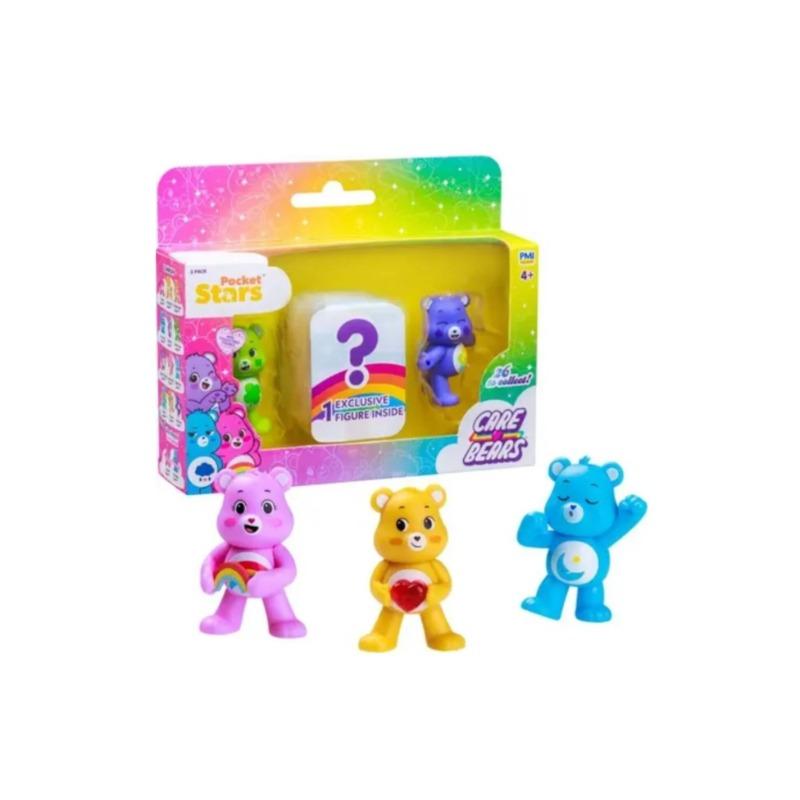 Care Bears Mini Collectible Figures Windo Box 3 Pcs