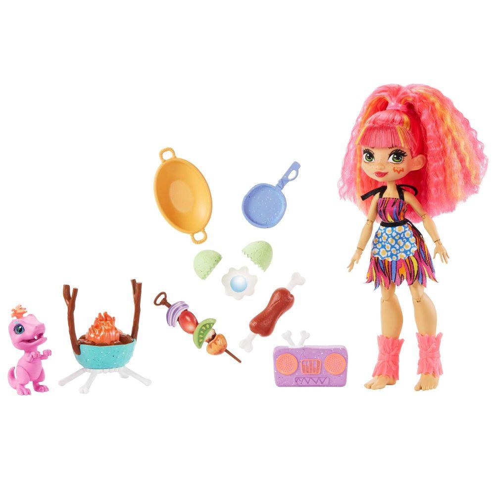 Cave Club - Wild About BBQs Playset with Emberly Doll