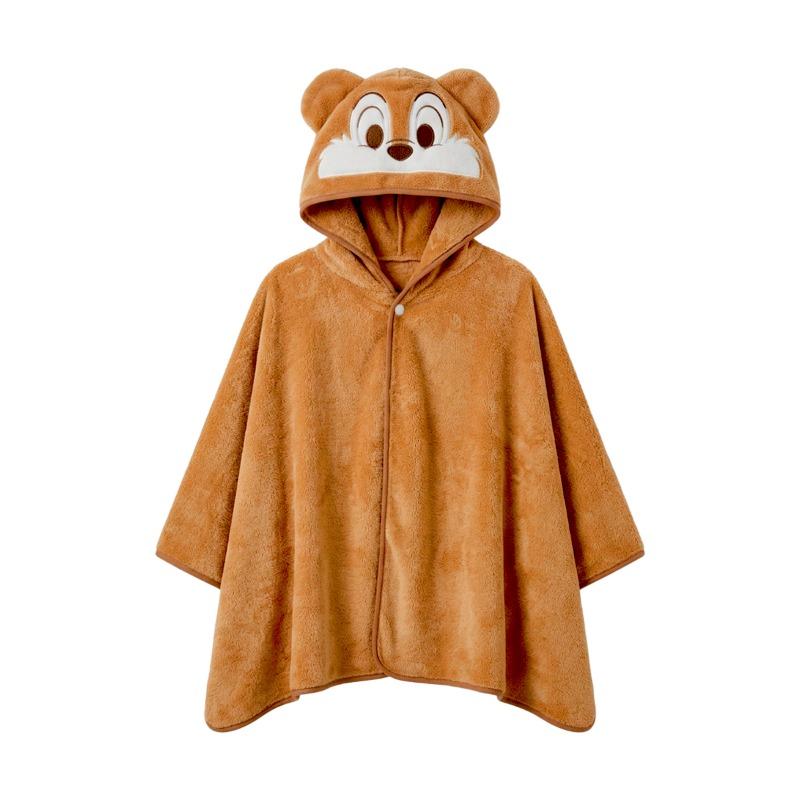Kids Microfiber Hooded Poncho Towel Bear Design