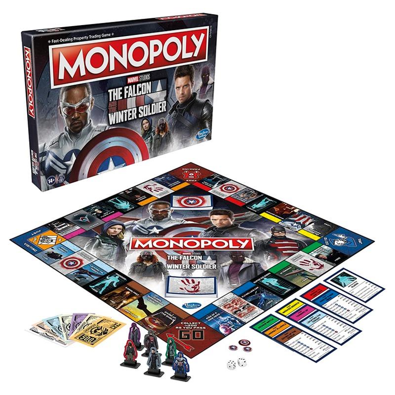 Monopoly Marvel Studios The Falcon And The Winter Soldier Edition