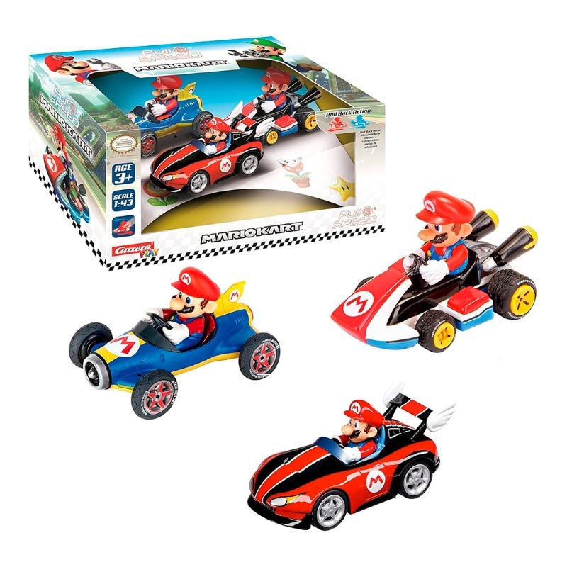 Carrera Pull & Speed Mario Kart Cars - 1 Pcs Assorted
