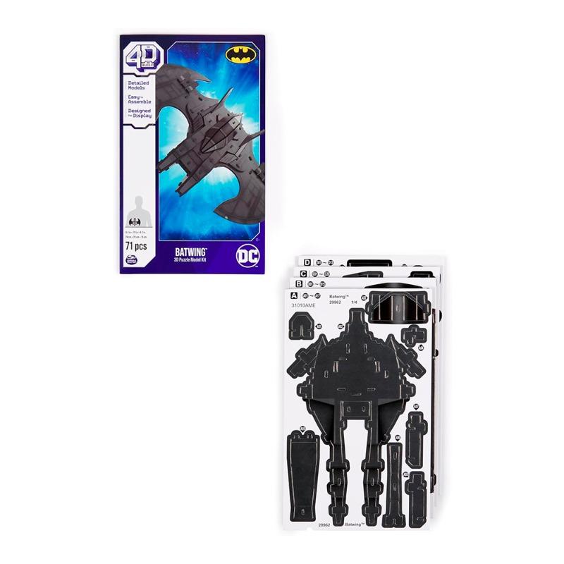 Marvel Batman 82 Piece Batwing 4D Building Model Building Kit