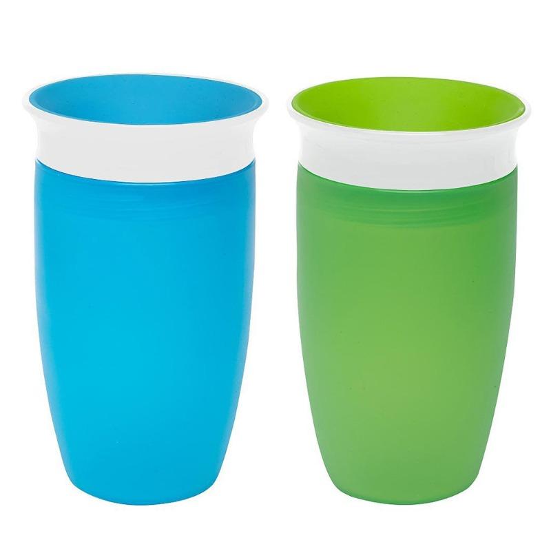 Munchkin - Miracle 360 Sippy Cup 296ml 2 Pack Blue and Green