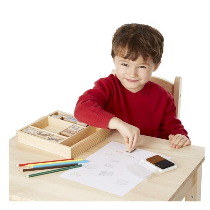 Melissa & Doug Horse Stable Stamp Set