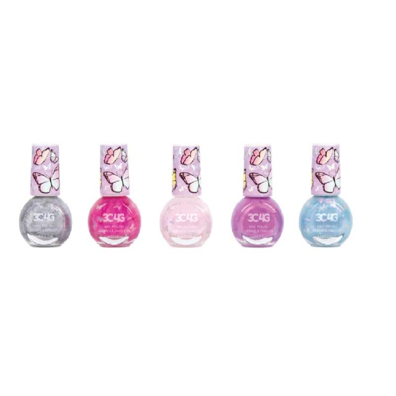 3C4G Butterfly Nail Polish Set 5pk