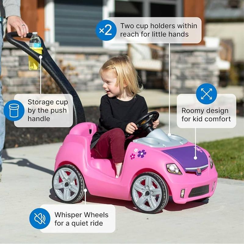 Step2 Whisper Ride On Push Car - Pink