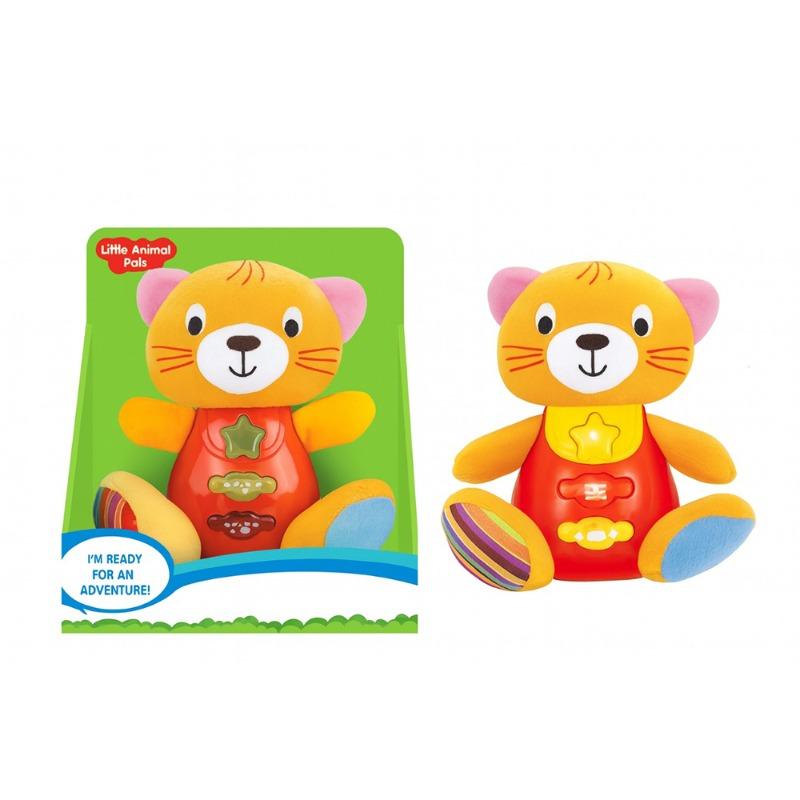 Plush Toy Kitten with Light and Music