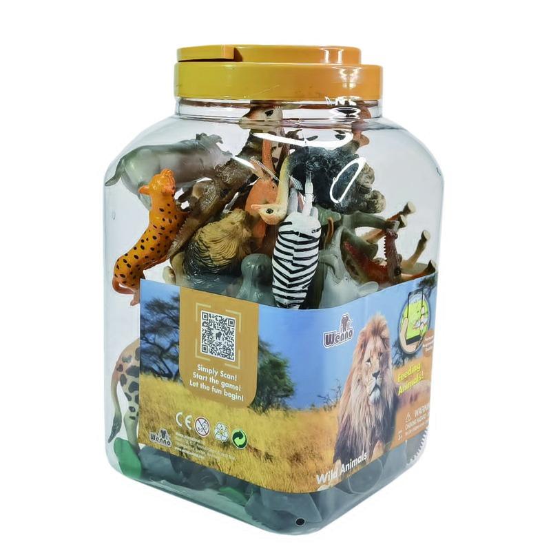 Wenno Wild Animals Playset 40 Pcs