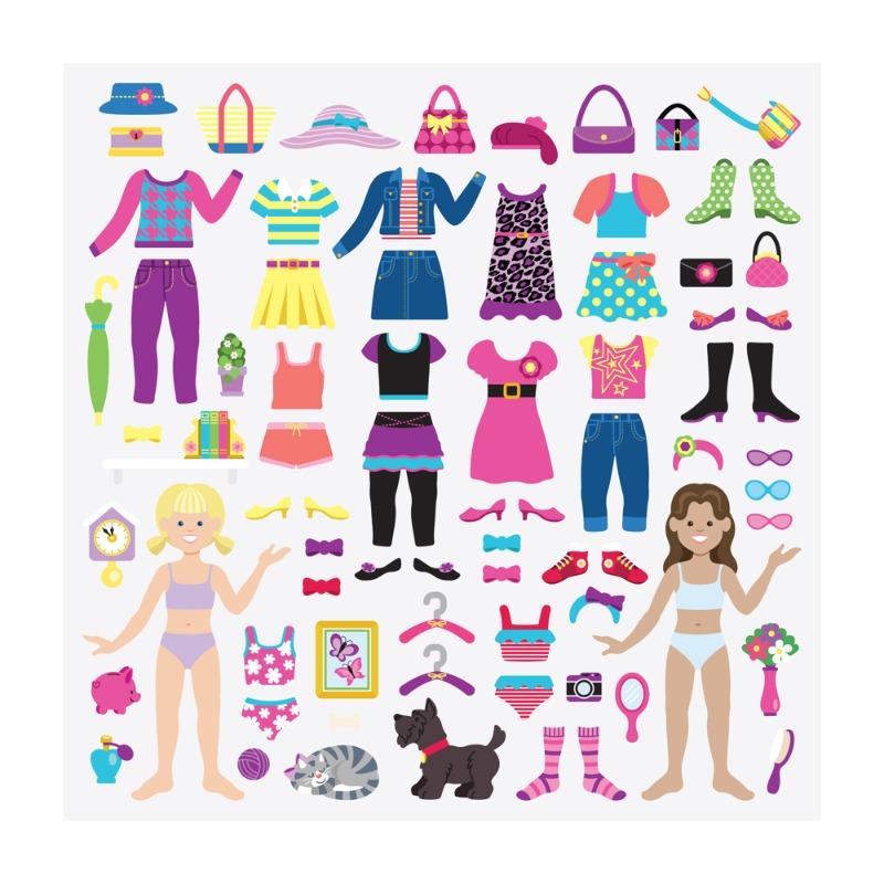 Melissa Doug Puffy Sticker Play Set Dress Up