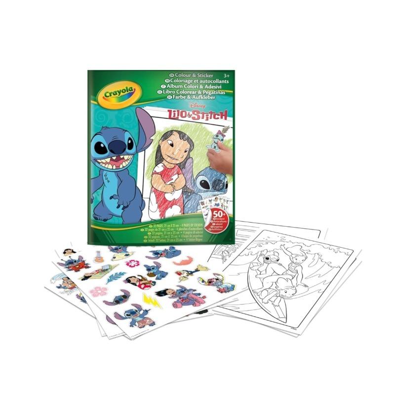 Crayola Lilo And Stitch Sticker Colouring Book - 32 Pages