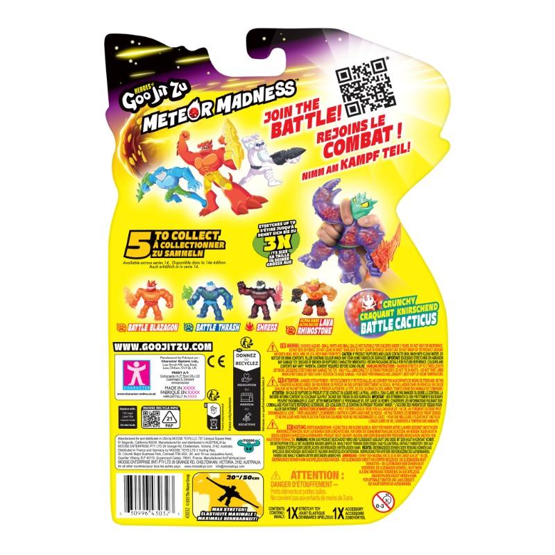 Heroes of Goo Jit Zu Meteor Madness Battle Cacticus – Stretchy Action Figure
