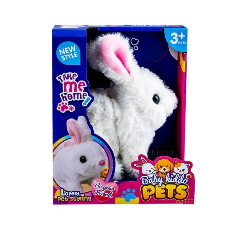 Cute Pet Pals Pals Rabbit Plush - White