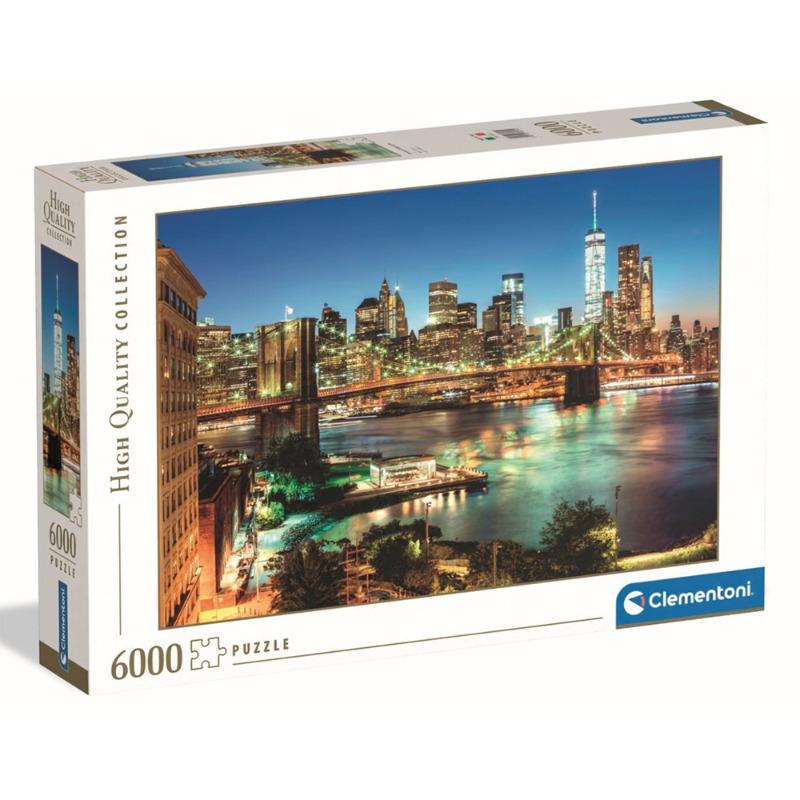 Clementoni Hqc Brooklyn Bridge Lights - 6000 Pcs Puzzle