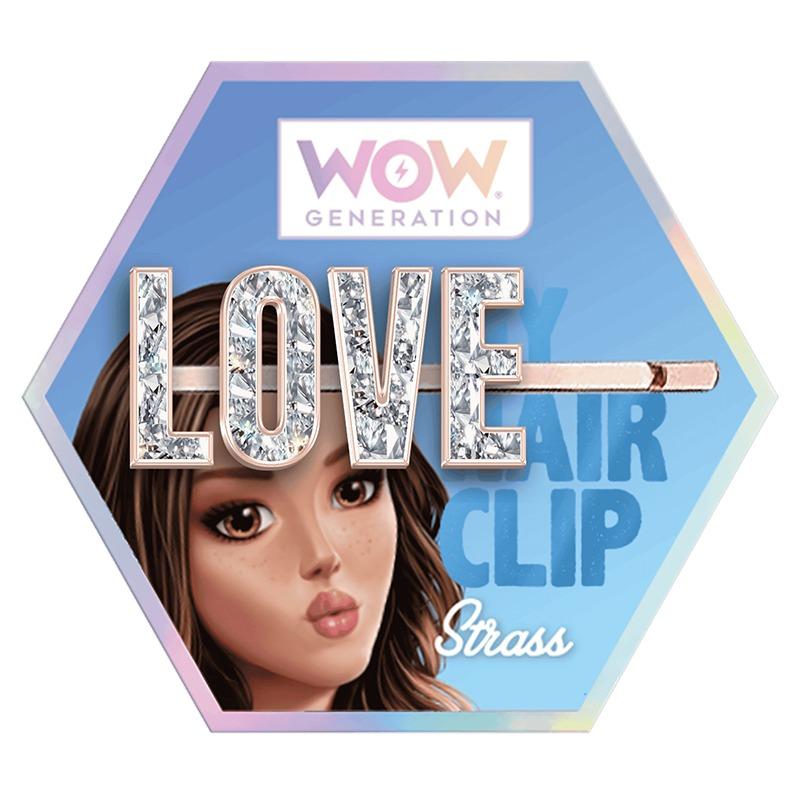 Wow Generation Glitter Hair Pins With Message - Multi Shapes