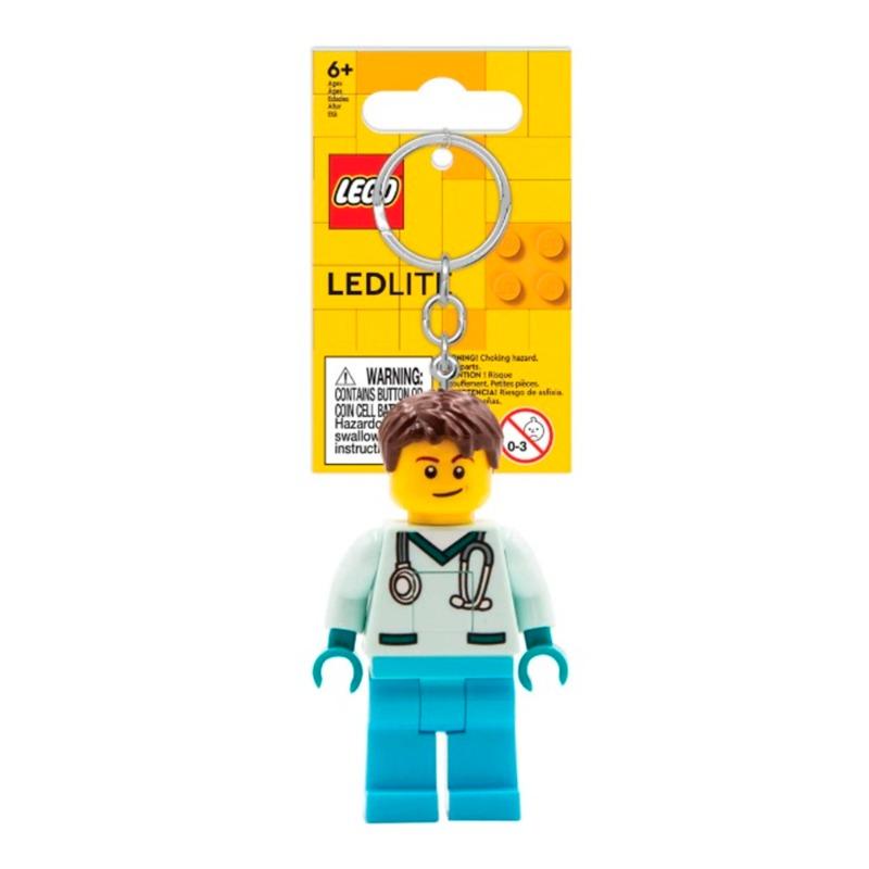 Lego Minifigures Keychain Light Medical Professional
