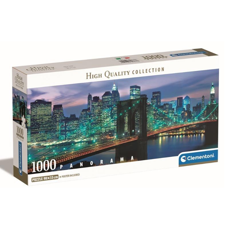Clementoni New York Puzzle – 1000 Piece - Panoramic Edition