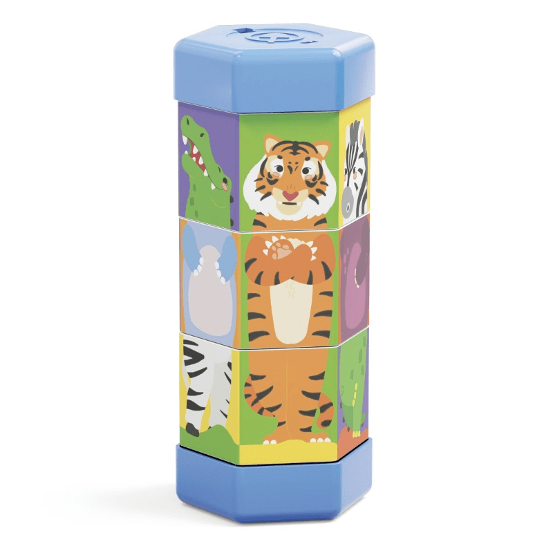 Quercetti Mix & Match Animals Rotating Puzzle